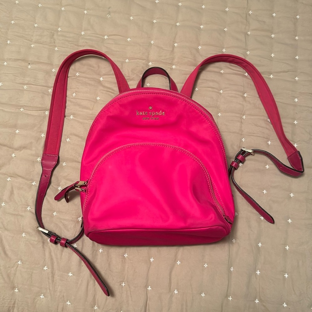 KATE SPADE NYLON PINK BACKPACK
